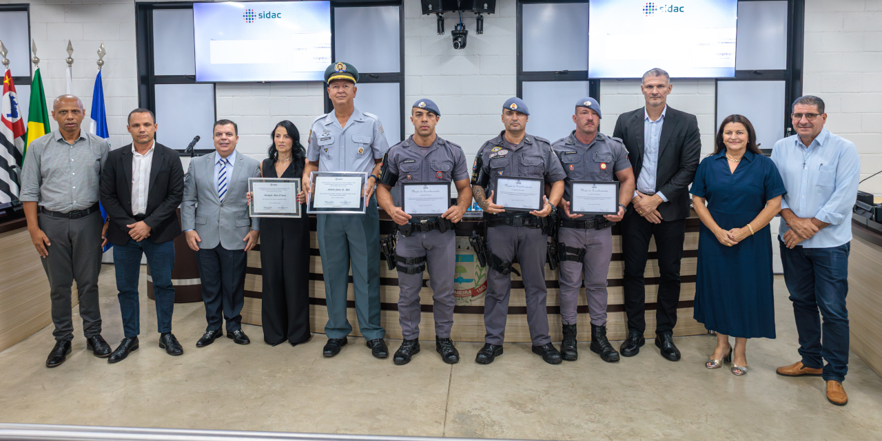 Câmara realiza sessão solene para homenagear personalidades de Limeira