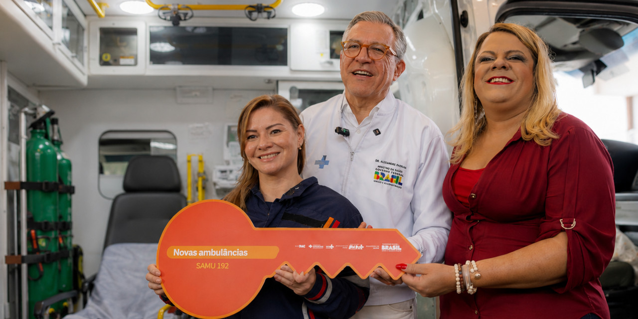 Isabelly Carvalho participa da entrega de nova ambulância do Samu para Limeira