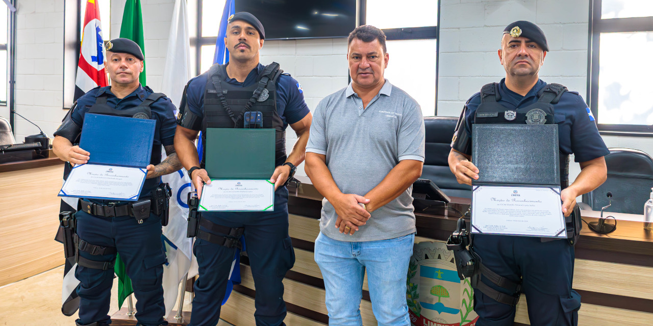 Moção de reconhecimento para agentes da GCM por resgate no Jardim Santa Eulália é aprovada na Câmara