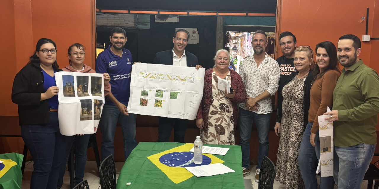 Marcio do Estacionamento articula projeto de revitalização do Centro de Limeira e reforço na segurança