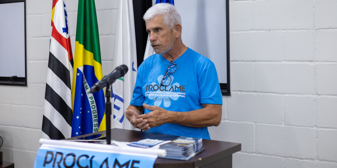Celso Ruy, membro do Proclame agradeceu a aprovação da Lei acerca da política municipal à pessoa com AME